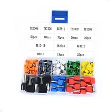 240pcs Insulated Terminals Te0508te10 14 Connector Wire Ferrules End Sleeve