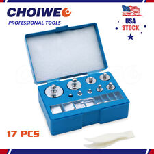 Precision Steel Calibration Weight Kit Set With Tweezers For Balance Scale