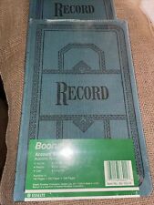 Boorum Amp Pease Recordaccount Book Journal Rule Blue 150 Pgs 2 Sealed Books