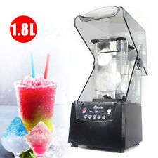 2600w Commercial Electric Soundproof Cover Blender Juicer Smoothie Maker Mixer