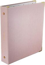 Russellhazel Bookcloth Mini 3 Ring Binder Peony 8 By 9