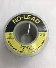 Victory No Lead Wire Solder 955 Tinantimony 1 Lb Spool Vintage Quality