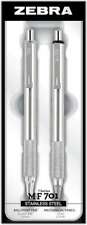 Zebra Mf 701 Stainless Steel Pen Amp Pencil Gift Set 2pkg Pen 08 045888105195