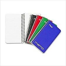 Mead Small Spiral Notebooks Lined College Ruled Paper Pocket Notebook Memo