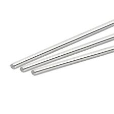 304 Stainless Steel Round Rods Bar 15mm X 250mm For Diy Craft Pack Of 20