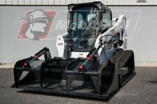 Demorecycling Dual Cylinder Skid Steer Attachment For Bobcat 84 Wide