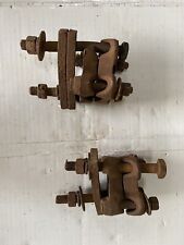 Farmall Cub Cultivator Clamps 1 Has Chip See Phote