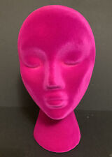 New Listing11 Styrofoam Foam Pink Mannequin Manikin Head Display Wig Hat Glasses