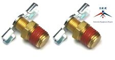 2 X Drain Valve 14 Npt Petcock Water For Air Compressor Tank Replacement Part