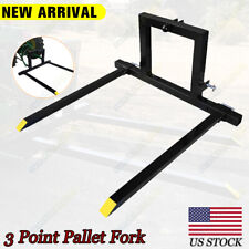 3 Point Pallet Forks 1 Tractor Bucket Quick Hitch Category Attachments Mover Usa