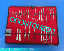 28 Pcs Eye Micro Surgery Surgical Instruments Kit