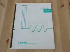 Hameg Hm312 8 Hm 312 Oscilloscope Oscilloscope Manual