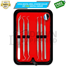 5 Pcs Professional Dental Oral Hygiene Scaler Kit Tools Deep Cleaning Teeth Care