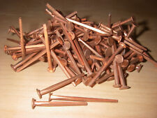 Copper 1 14 2 Mixed Vintage Cut Shank Solid Copper Nails 516 Head 50