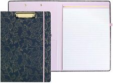 Steel Mill Amp Co Cute Navy Floral Clipboard Folio With Refillable Lined Notepad