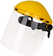 Face Shield With Ratchet Reusable Full Facial Protection Yellow Pack Of 1