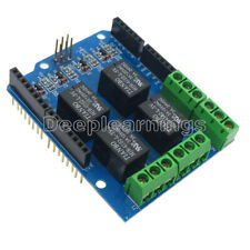 Dc 5v 4 Channel Relay Shield Terminal Expended Board For Arduino Uno R3
