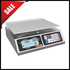 Commercial Restaurant Shop 40 Lb Lcd Screen Digital Price Computing Scale Store