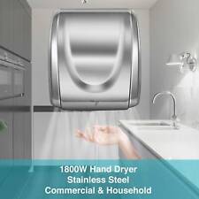 Hand Dryer 1800w Electric Stainless Steel Commercial And Household Auto