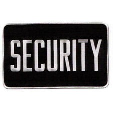 Medium Security Patch Badge Emblem 5 Inches X 7 12 Inches Whiteblack