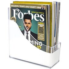 Magazine File Holder Storage Organizer Great For Desktop Shelf Home Or Office