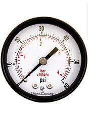 Durachoice 2 Dial Utility Pressure Gauge Water Oil Gas 14 Npt Center