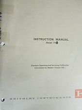 Keithley Instruments Instruction Manual Model 179