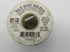 Vintage Harris Co Astm B32 955 Lead Free 18 Dia Wire Solder 1 Pound Spool