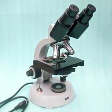 Carl Zeiss Microscope Phase Contrast Binocular 4 Objectives 10x Oculars Led