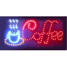 Animated Motion Led Restaurant Coffee Club Sign Onoff Switch Open Light Neon