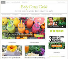 Body Detox Turnkey Website Business For Sale With Auto Updating Content
