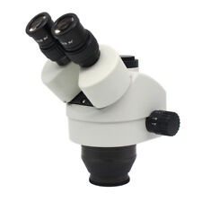 7x 45x Simul Focal Trinocular Zoom Stereo Microscope Head With Wf10x Eyepiece