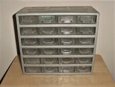 Stackmaster Large Metal Framed 24 Drawer Partsscrewsmisc Items Storage Cabinet