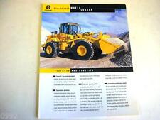 New Holland Lw170 Wheel Loader Color Sales Sheet From 1999