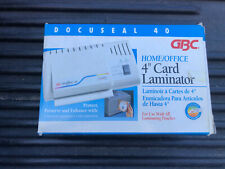 Gbc Docuseal 40 Laminating System 4 Badge Card Pouch Film Laminator Machine