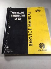 New Holland Lw270 Wheel Loader Service Manual