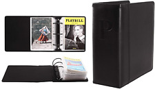 Broadway Play Program And Theater Playbill Binder With 30 Custom Sheet Protector
