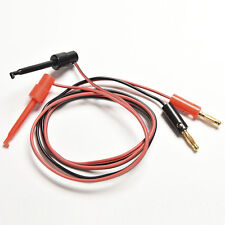 Hot 1 Pair Banana Plug To Test Hook Clip Probe Lead Cable For Multimetem