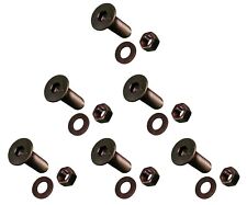 6 Cat Bobcat Style Cutting Edge Bolts Nuts Amp Washers 58 X 2 12 159 2953