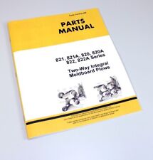 Parts Manual John Deere 820a 821a 822a 2 Way Integral Moldboard Plow Catalog
