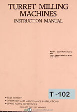 Lagun Ft1 Milling Machine 82 Page Instructions And Parts Manual