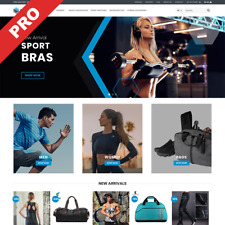 Fitness Wear Store Dropshipping Website Ready Made Business For Sale