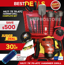 Hilti Te 70 Atc Hammer Drill Free Speaker Extras Fast Shipping