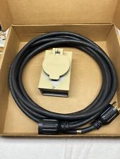 25 Generator Power Cord 10 Gauge 30 Amp 125 Volts With Reliance Power Inlet Box