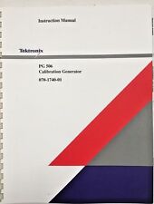 Tektronix Pg 506 Calibration Generator Instruction Manual Pn 070 1740 01