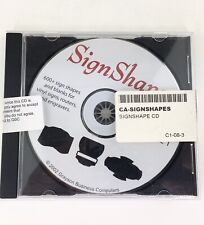 Sign Warehouse Cd Sign Shapes Clip Art C1 08 3 Microsoft Windows Mac Os K