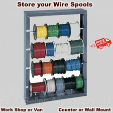 Wall Mount Wire Spool Storage Rack Cold Rolled Steel Welded Van Shop Garage