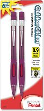 Pentel Quicker Clicker Mechanical Pencil 09mm Thick 2 Per Pack Blister Pack