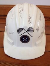 Us Army Intelligence Security Command Golf Bullard Hard Hat Helmet Signed