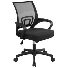 Mid Back Mesh Office Chair Height Adjustable Rolls Tilts Home Office Pro